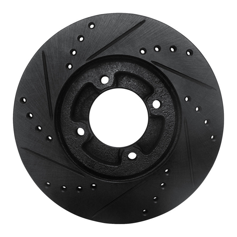 R1 Concepts Toyota Van Front Right Drilled & Slotted Brake Rotor (1986 - 1989) | rncECB - 76103R - JDMuscleSPK983716