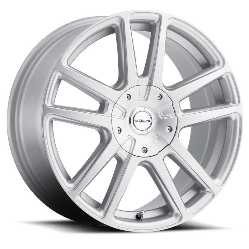 Raceline 145S Encore 18x8in / 5x100/5x114.3 BP / 40mm Offset / 72.62mm Bore - Gloss Silver Wheel - JDMuscleSPK591293