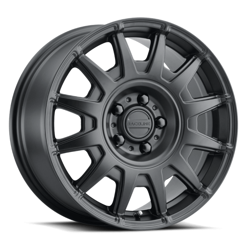 Raceline 401B Aero 18x8in / 5x114.3 BP / 40mm Offset / 72.62mm Bore - Satin Black Wheel - JDMuscleSPK591458