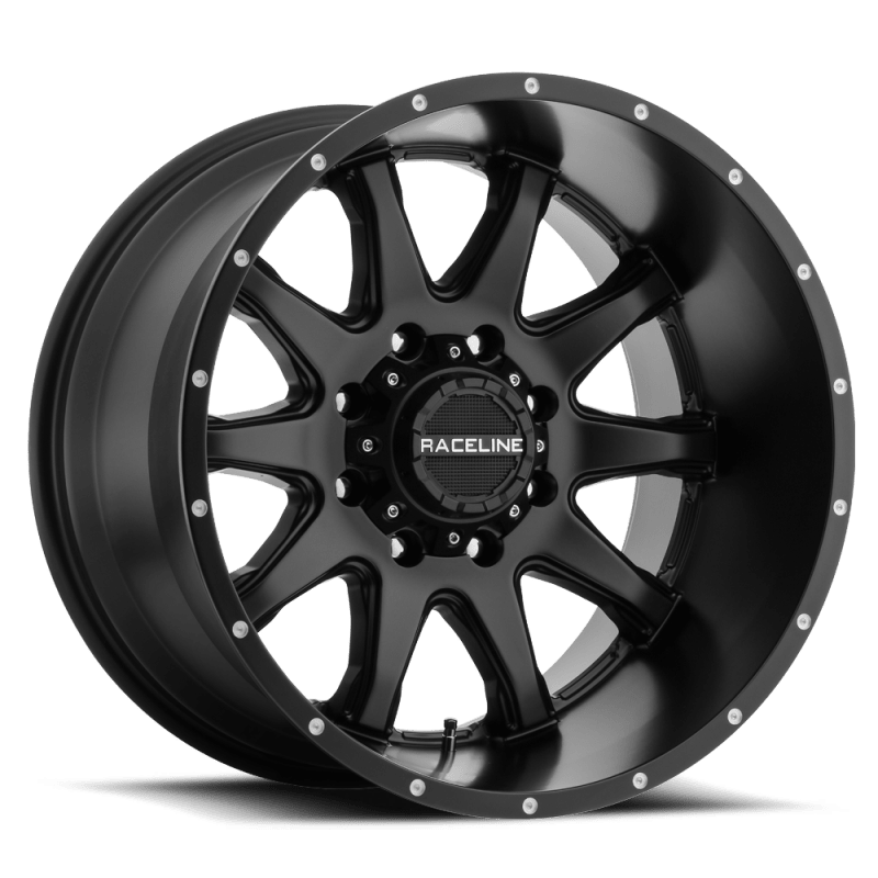 Raceline 930B Shift 18x8in / 5x114.3/5x127 BP / 35mm Offset / 72.62mm Bore - Satin Black Wheel - JDMuscleSPK591599