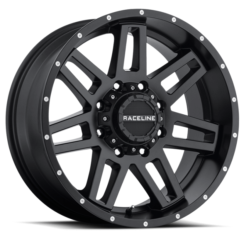 Raceline 931B Injector 16x8in / 5x114.3 BP / 0mm Offset / 78.1mm Bore - Satin Black Wheel - JDMuscleSPK591650