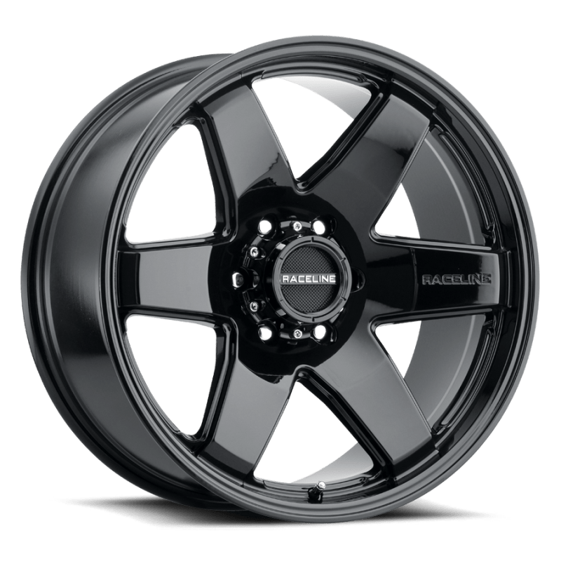 Raceline 942B Addict 18x8in / 5x114.3 BP / 35mm Offset / 72.62mm Bore - Gloss Black Wheel - JDMuscleSPK591933