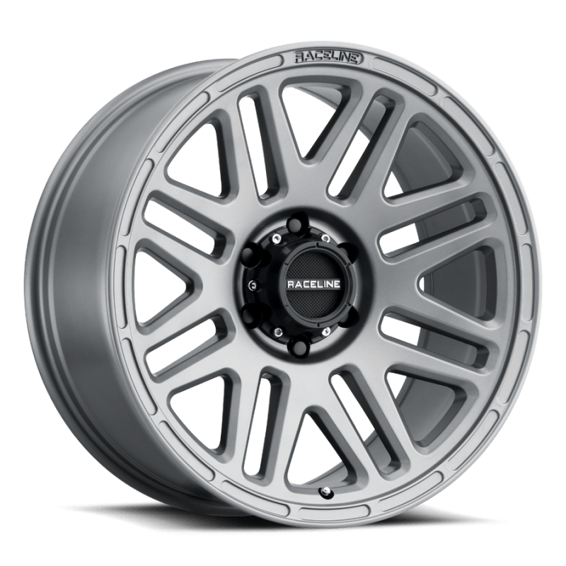 Raceline 944GS Outlander 16x8in / 5x114.3 BP / 0mm Offset / 78.1mm Bore - Greystone Wheel - JDMuscleSPK592065