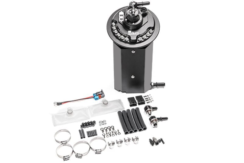 Radium 11 - Up Ford Mustang Fuel Hanger - Pumps Not Included Walbro F90000274/285 or DW400 - JDMuscleShop the look 2rad20-1802
