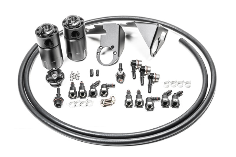 Radium Engineering Dual Catch Can Kit for 2005 - 2013 Chevrolet Corvette - Part Number rad20 - 0787 - FL | rad20 - 0787 - FL - JDMuscleSPK640623