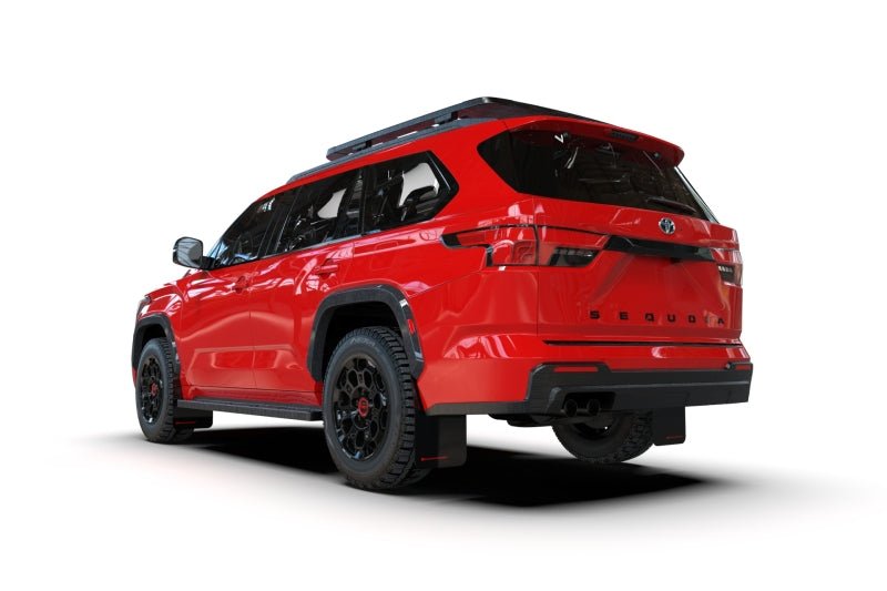 Rally Armor 23 - 25 Toyota Sequoia Black UR Mud Flap with Grey Logo | ralMF88 - UR - BLK - GRY - JDMuscleSPK779787