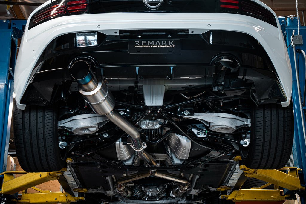 Remark 23-24 Nissan Z/ 09-22 370Z Cat-Back Exhaust R1-Spec w/Single Titanium Exit | RK-C1076N-01T - JDMuscleCat Back Exhaust SystemremRK-C1076N-01T