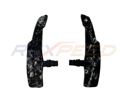 Rexpeed 2017+ FRS/BRZ / 2022+ GR86/BRZ AT Forged Carbon Shift Paddles Full Replacement - Gloss | FR136FC - JDMuscleInterior AccessoriesFR136FC