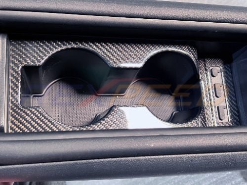 Rexpeed 2022+ GR86 / BRZ Dry Carbon Center Cup Holder Frame Trim – Matte | FR140M - JDMuscleTrim KitsFR140M