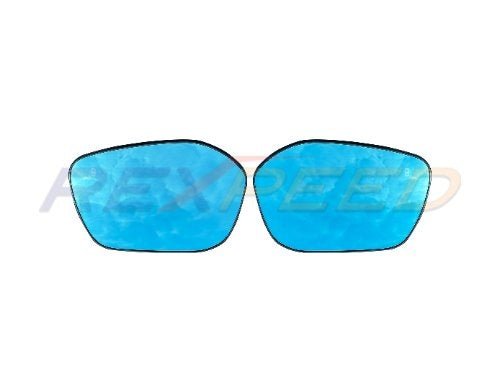 Rexpeed Civic 11th Polarized Blue Mirrors w/ Heated Option | H06 - JDMuscleAftermarket MirrorsH06