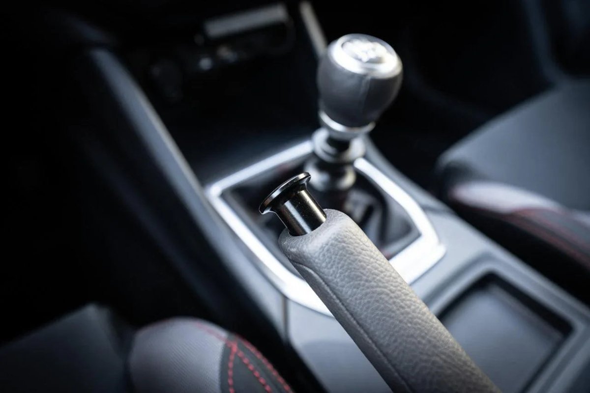 SFB CNC Ebrake Knob fits 13+ WRX / BRZ / GR86 - JDMuscleInterior - VinylsfbCNCEBRAKE.BKBlack