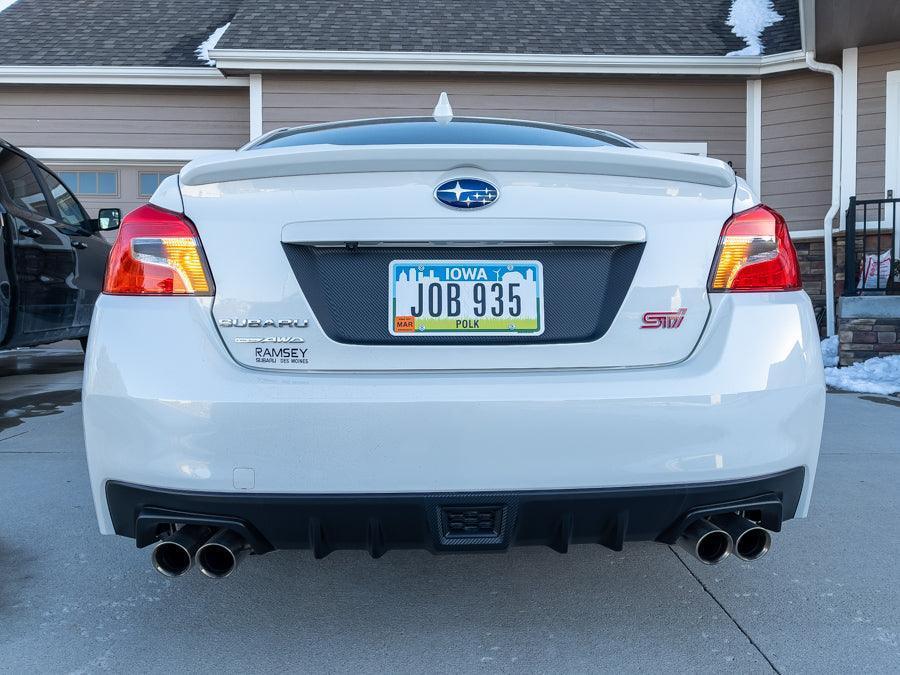 Special Edition Version Zero Tail Light Overlays - 2015 - 2021 WRX / STI - JDMuscleTaillights15WRXTLV0DSSTDark Smoke Stealth