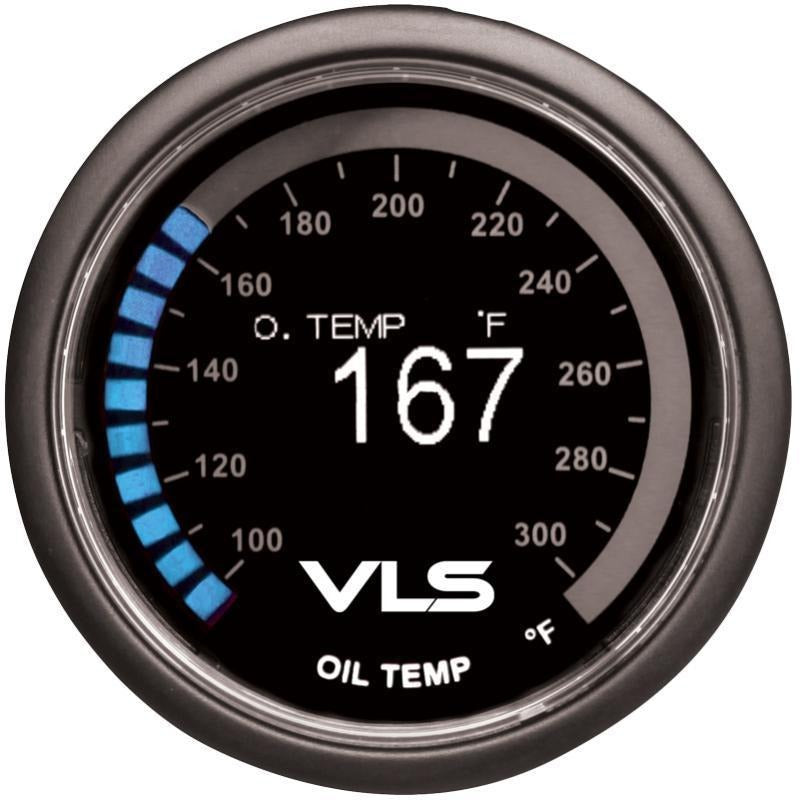 Revel VLS 52mm 100-300 Deg F Digital OLED Oil Temperature Gauge - Universal | 1TR1AA003R