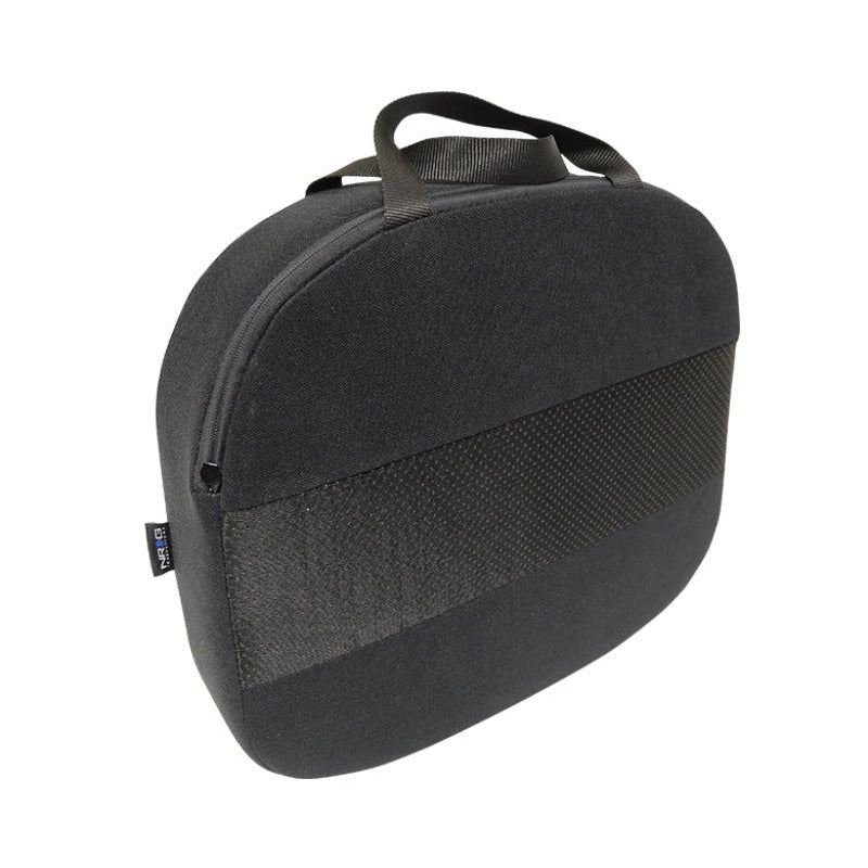 NRG Racing Seat Cushion - One Piece Memory Foam Nylon Black w/ White Stitching | SC-WHD01 - JDMuscleSeatsnrgSC-WHD01