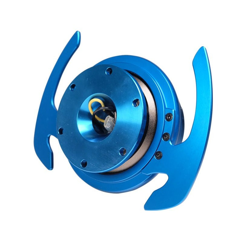 NRG Quick Release Kit Gen 4.0 - Blue Body / Blue Ring w/ Handles - JDMuscleSteering Wheel Quick Releases680334416366