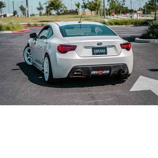Remark Single-Exit Axle Back Exhaust w/Titanium Stainless Double Wall Tip 13+ Subaru BRZ/Toyota 86 | RO-TTZN-SL - JDMuscleAxle Back ExhaustsremRO-TTZN-SL