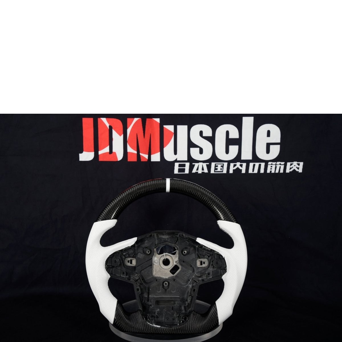 JDMuscle Carbon Fiber Steering Wheel by Exclusive Steering for Toyota Supra 2020+ - JDMuscleSteering WheelsJDM-STR-GRS