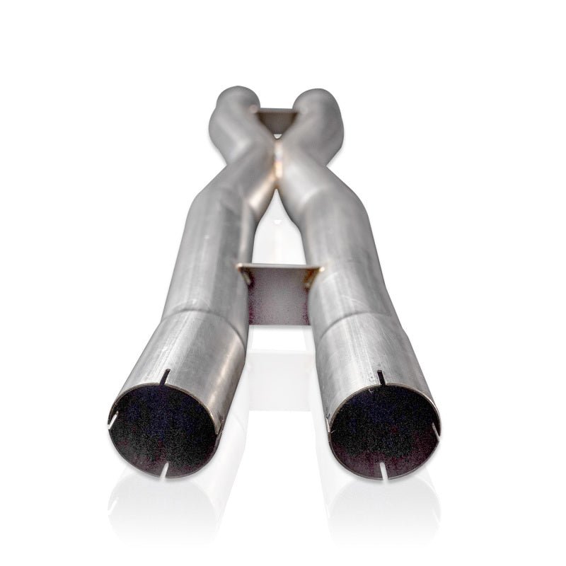 Stainless Works 18 - 21 Mustang GT Mid Resonator Delete X - Pipe - JDMuscleShop the look 2sswM18RESDX