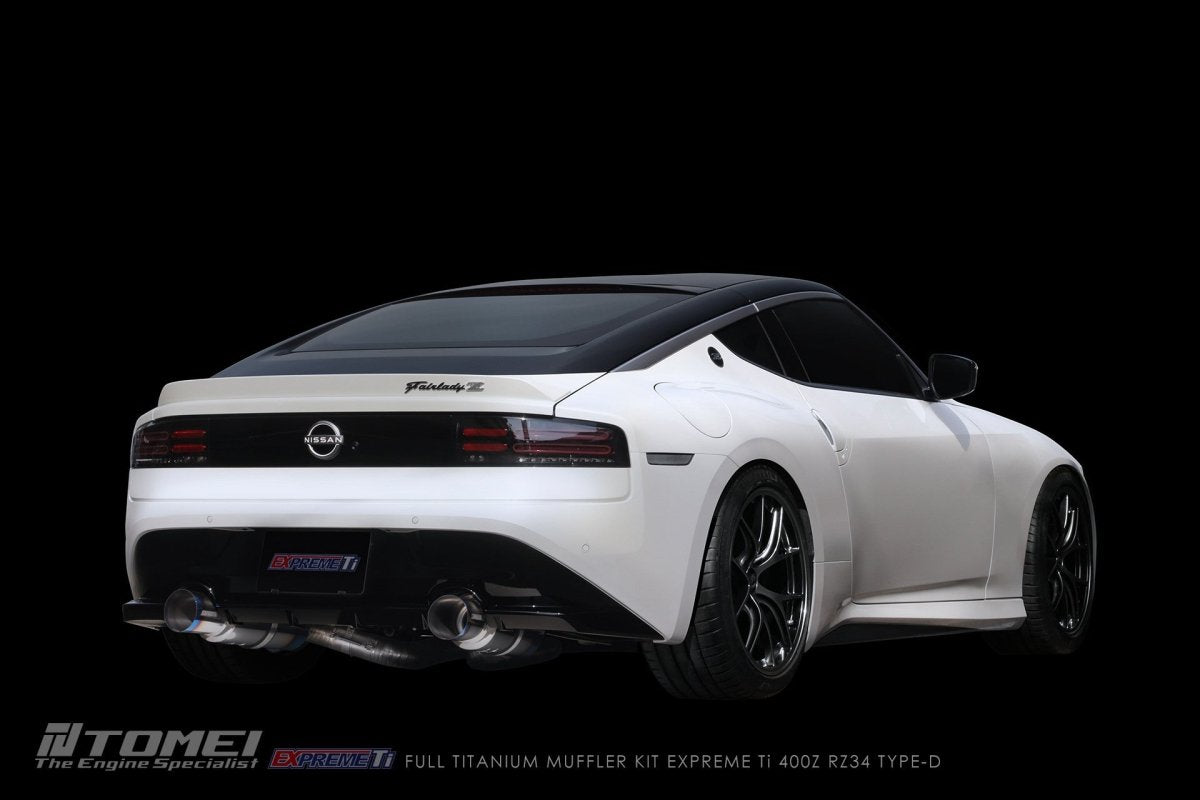 Tomei 23 - 24 Nissan Z FULL TITANIUM MUFFLER EXPREME TI 400Z RZ34 TYPE - D | TB6090 - NS21D - JDMuscleCat Back Exhaust SystemTOMTB6090-NS21D