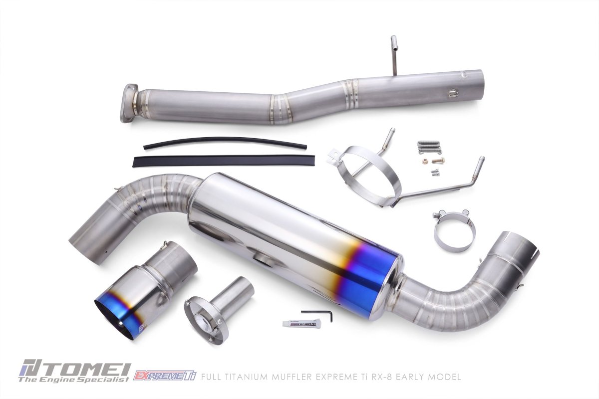 TOMEI [MAZDA RX-8] FULL TITANIUM MUFFLER – JDMuscle