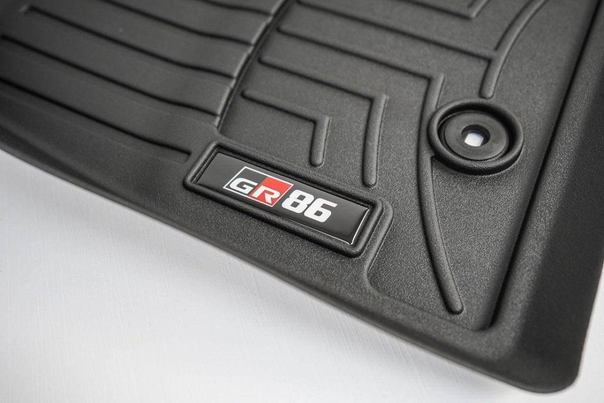 Toyota "GR86" Emblems for Weathertech Floor Mats (Single) - JDMuscleWeathertech InsertWTGR86
