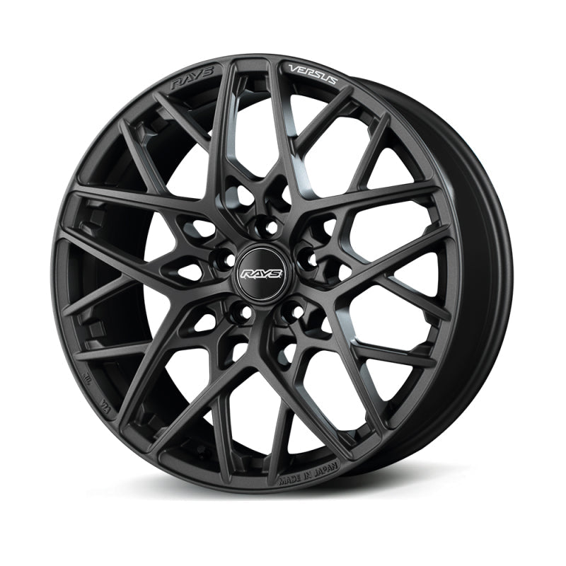 Versus VV25M 20X8.5 / +28 / 5x114.3 - Matte Super Dark Gunmetal - JDMuscleSPK709934