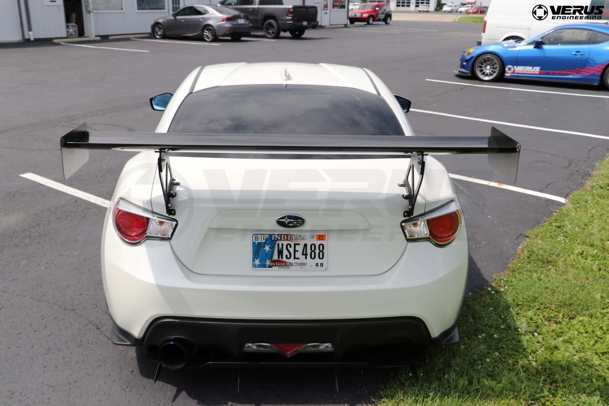 Verus Engineering 13 - 21 BRZ/FRS/86 UCW Rear Wing Kit w/ Carbon Endplates | A0198A - CRB - JDMuscleSpoilers and WingsVERA0198A-CRB
