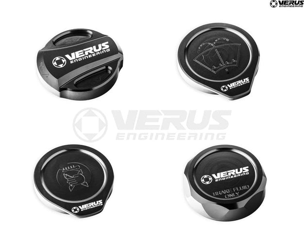 Verus Engineering 22 - 2023 BRZ/GR86 Engine Bay Cap Cover Kit - Black | A0435A - BLK - RLA - JDMuscleDress Up CapsA0435A-BLK-RLA