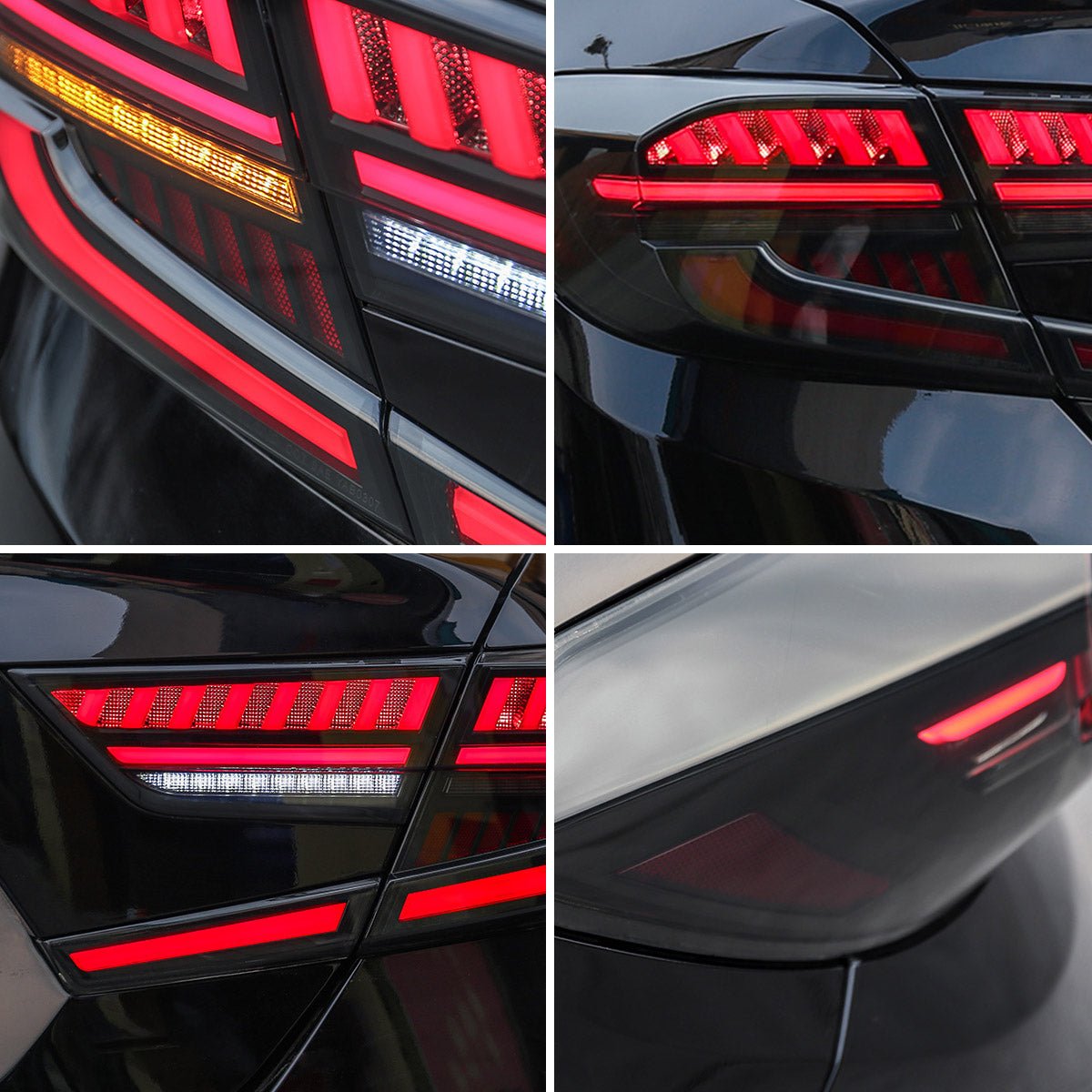VLAND 18 - 22 Accord 10th LED Tail Lights - JDMuscleTail lightsYAB-HD-0307RC-P01Red Clear