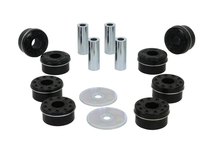 Whiteline Plus 14+ Ford Mustang GT500/S550 Crossmember Mount Bushing Kit - Enhanced Rear Subframe Stability | whlKDT953 - JDMuscleSPK111491