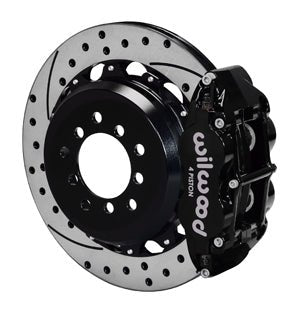 Wilwood 13-22 BRZ / 13-16 FRS / 17-21 86 / 2022 GR86 4R Drilled and Slotted Big Brake Kit Rear Black | 140-12871-D