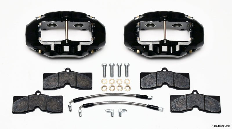 Wilwood D8 - 4 Rear Brake Caliper Kit for Chevrolet Corvette C2 and C3 (1965 - 1982) - Black | wil140 - 10790 - BK - JDMuscleSPK138542