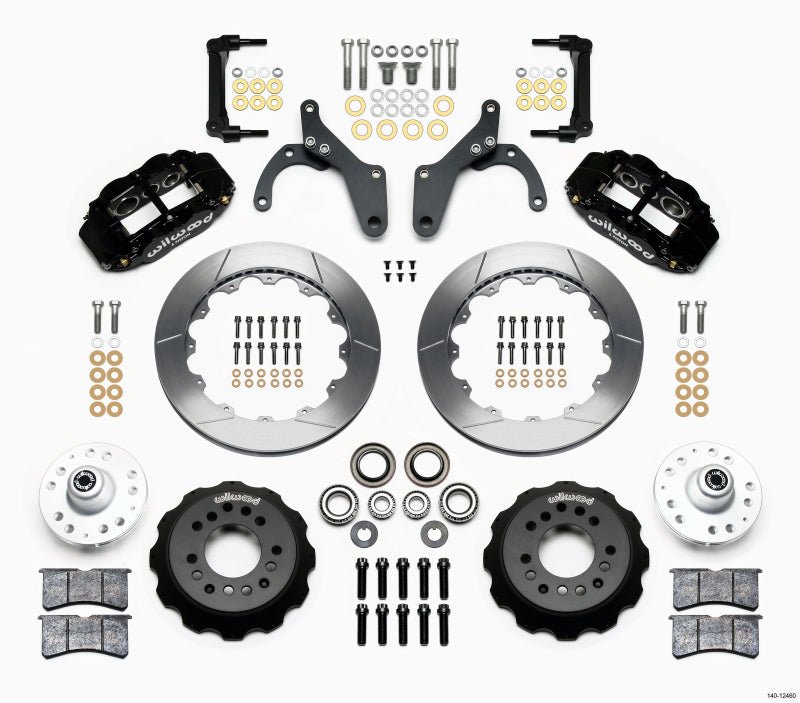 Wilwood Narrow Superlite 6R Front Hub Kit for 1959 - 1964 Chevy Bel Air and Impala / Corvette with 13 - 14 Inch Rotors | wil140 - 12460 - JDMuscleSPK137752
