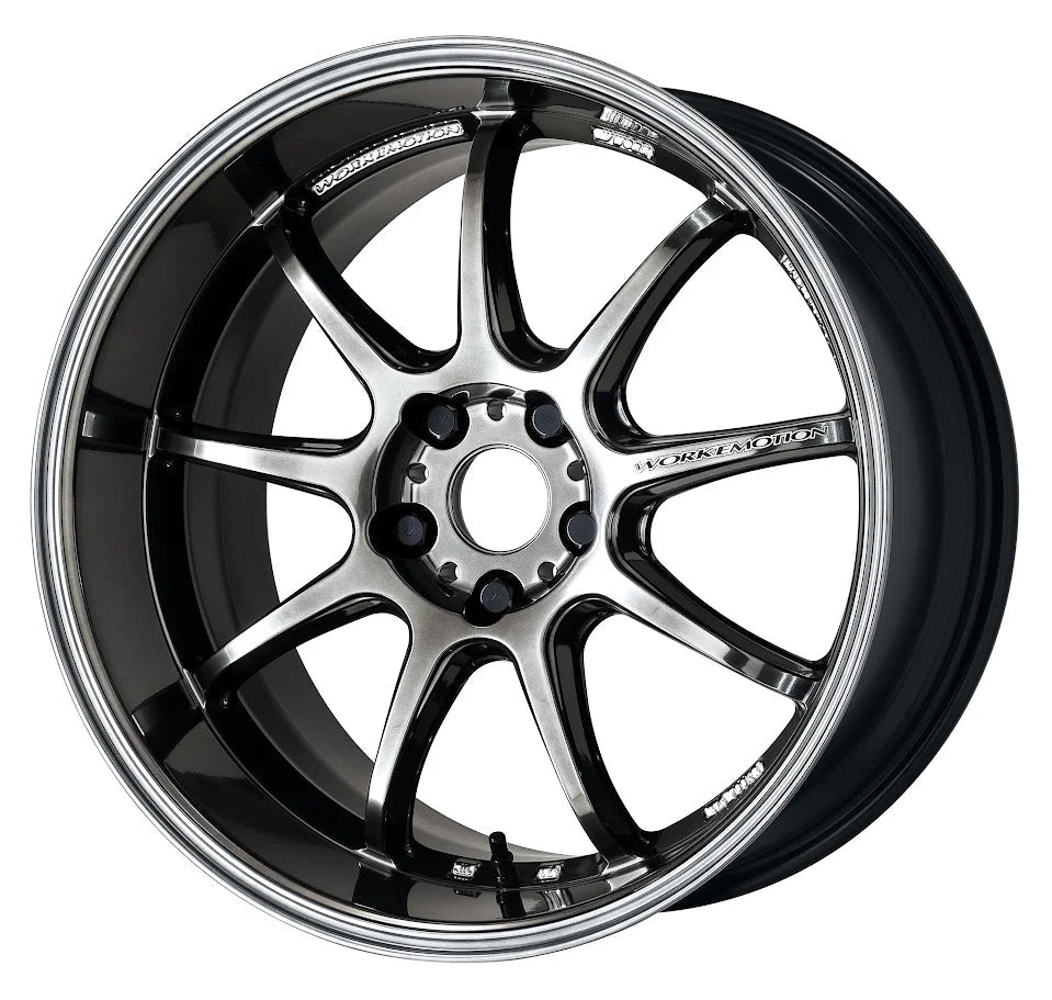 Work Emotion D9R Glim Black 18x9.5 +38 5x114.3 - JDMuscleWheelsWD9R189538YSRC