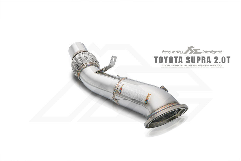 FI Exhaust Ultra High Flow DownPipe | insert-style connection with catback exhaust | TO-SPRB48-NCAT