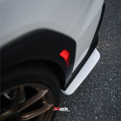 JDMuscle 22-24 WRX Rear Spats - OE+ Style ABS / Paint Matched / Gloss Black