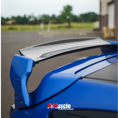 JDMuscle 08-14 WRX/STI VS Style Spoiler w/ Brake Lights | ABS / Paint Matched / Partial Carbon Fiber