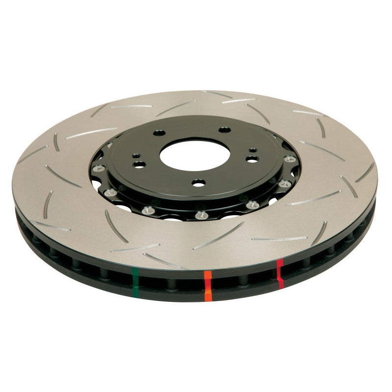 DBA 03-07 350Z / 03-04 G35 w/ Brembo Front Slotted 5000 Series 2 Piece Rotor Assembled w/ Black Hat | 5600BLKS