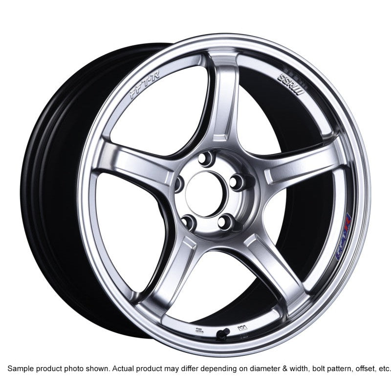 SSR GTX03 18x9.5 5x100 38mm Offset Platinum Silver Wheel – JDMuscle