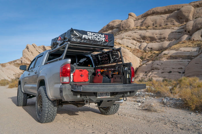 Body Armor 05-23 Tacoma 4x4 Front Bed Molle System | TC-7126