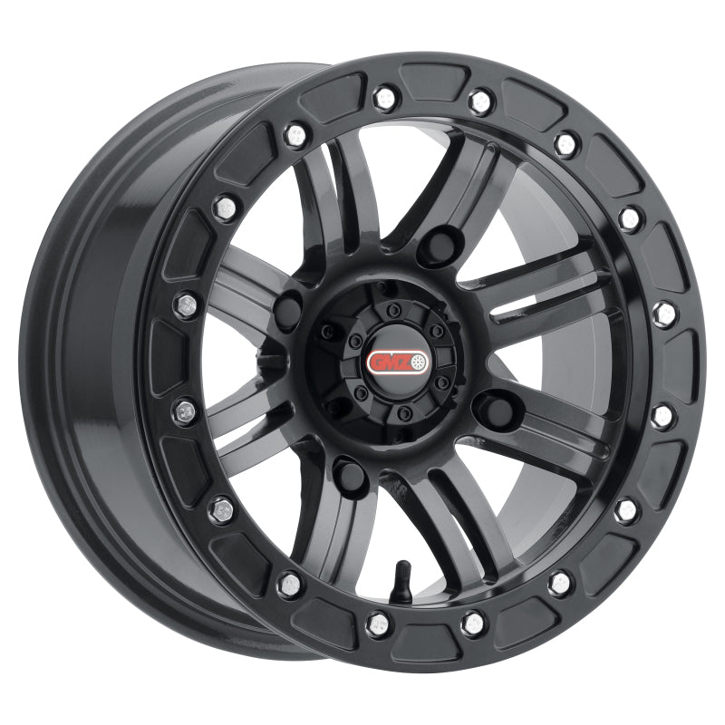 GMZ GZ801 LiteLoc 14x10 5+5/0mm Offset 4x156 131.3mm CB Gloss Titanium w/Matte Black Ring Wheel