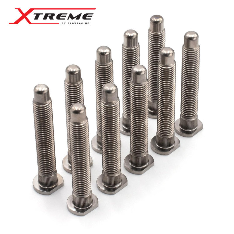 BLOX Set of 10 Racing Xtreme Titanium Wheel Studs 12 x 1.50mm Honda Universal | BXAC-00177