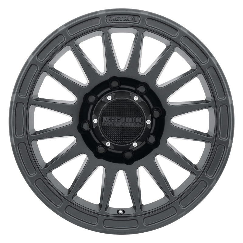 Method MR314 17x8.5 0mm Offset 8x180 130.81mm CB Matte Black Wheel