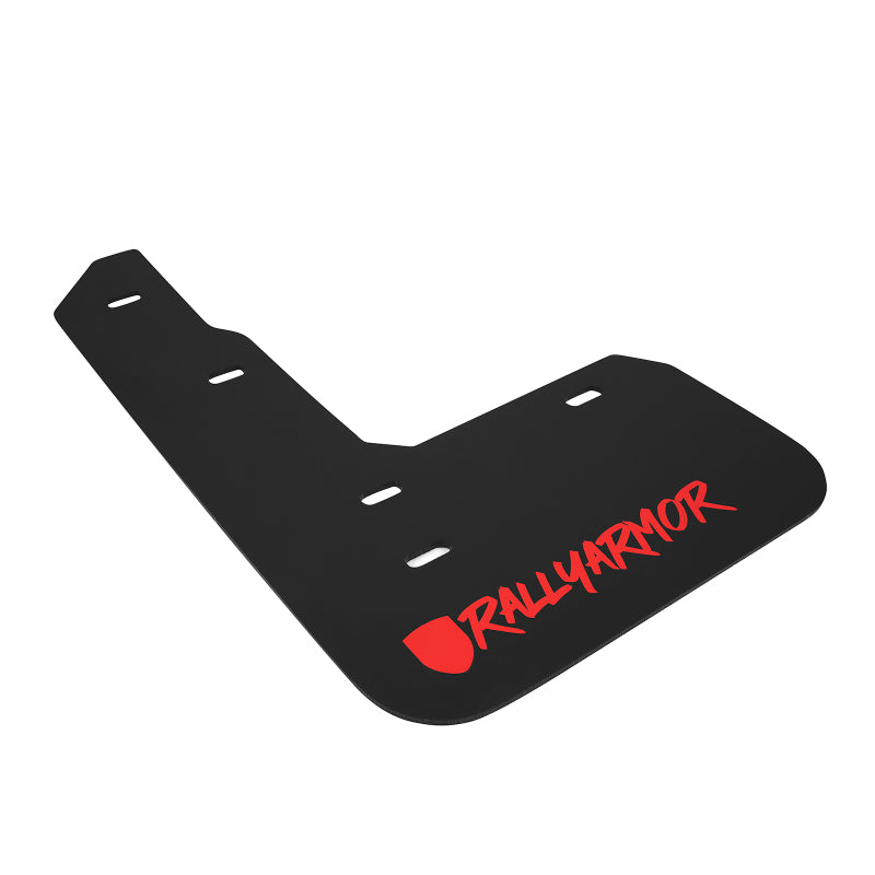 Rally Armor UR Black Mud Flap w/ Red Logo and Altered Font Honda Civic Type R 2017+| MF47-UR-BLK/RD-X