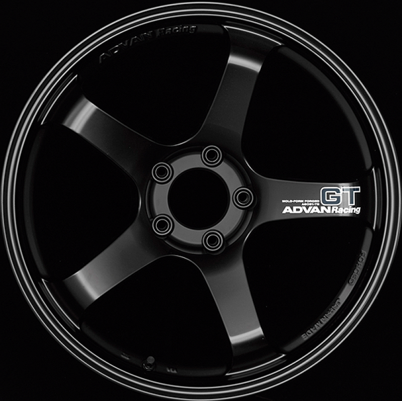 Advan Yokohama GT 18x9.5 / +12MM / 5-114.3 - Semi Gloss Black