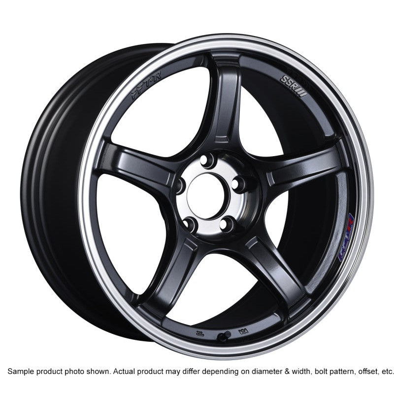 SSR GTX03 18x9.5 5x114.3 12mm Offset Black Graphite Wheel