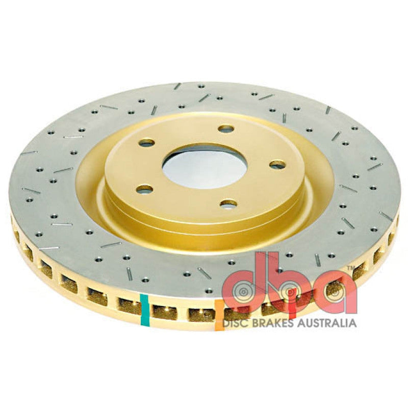 DBA 97-04 Corvette C5/C6 Front Drilled & Slotted 4000 Series Rotor | 42994XS