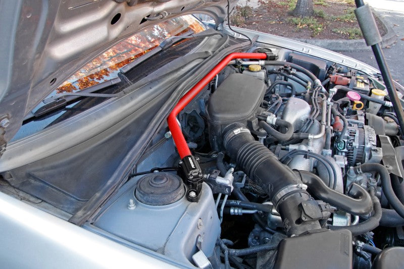 PERRIN 02-07 WRX / 04-07 STI Strut Tower Brace Red | PSP-SUS-052RD