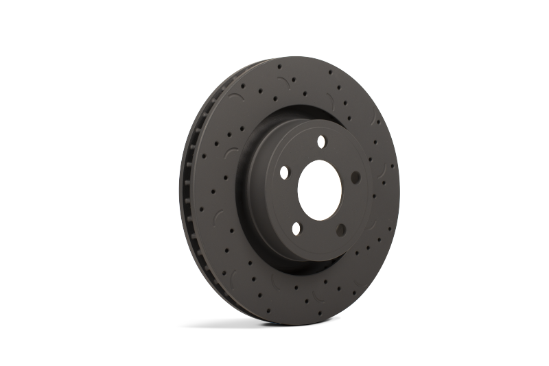 Hawk Talon 1992 Prelude Drilled and Slotted Rear Brake Rotor Set | HTC5131