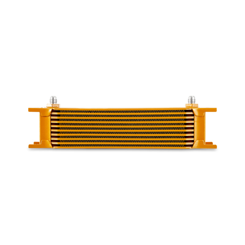 Mishimoto -6AN 10 Row Oil Cooler Gold Universal | MMOC-10-6GD